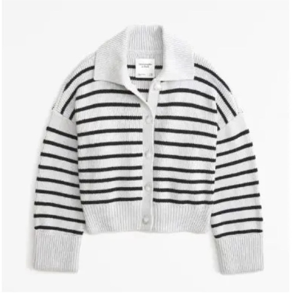 Abercrombie & Fitch Striped Sweater Cardigan